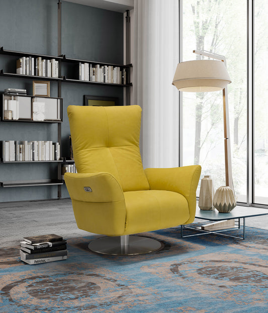 Ozzy Double Reclining Swivel Armchair