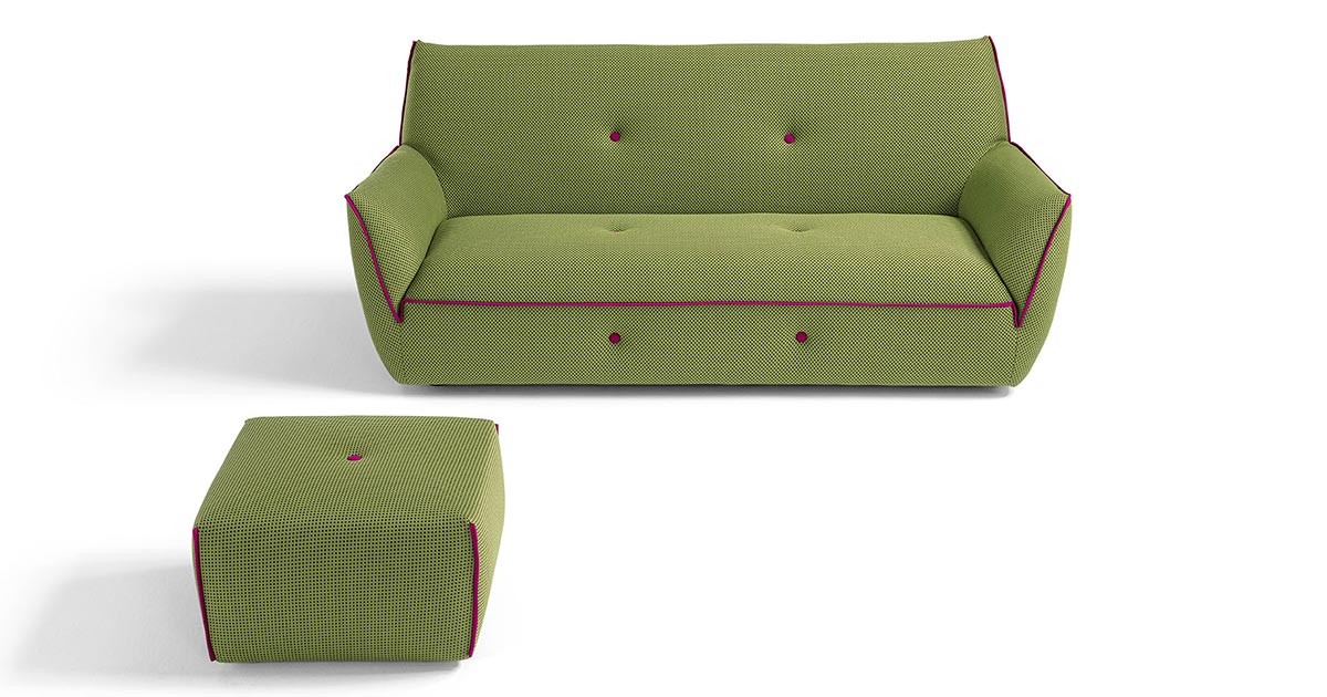 Yuki Green Sofa